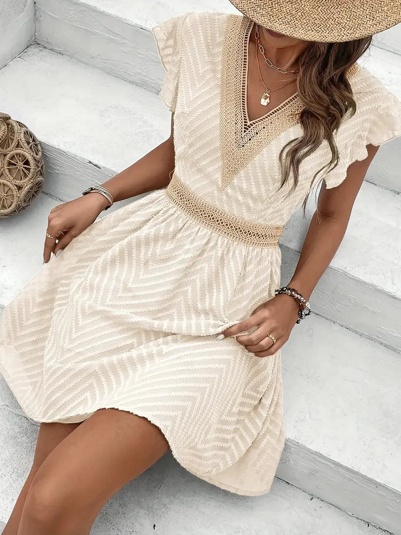 Ilona™ - Damers Eleganta Spetsklänning