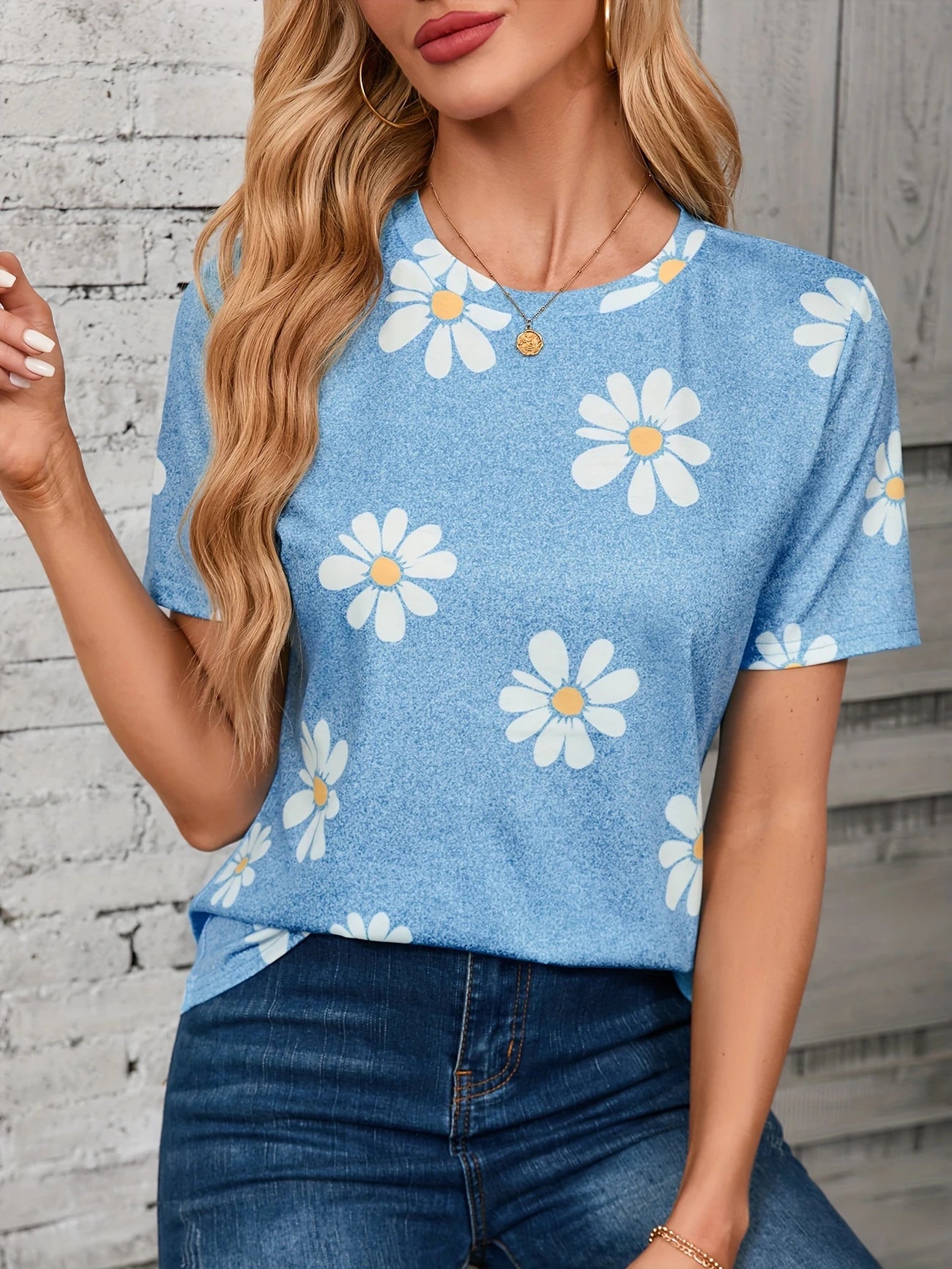 Lea™ - Blommig T-shirt
