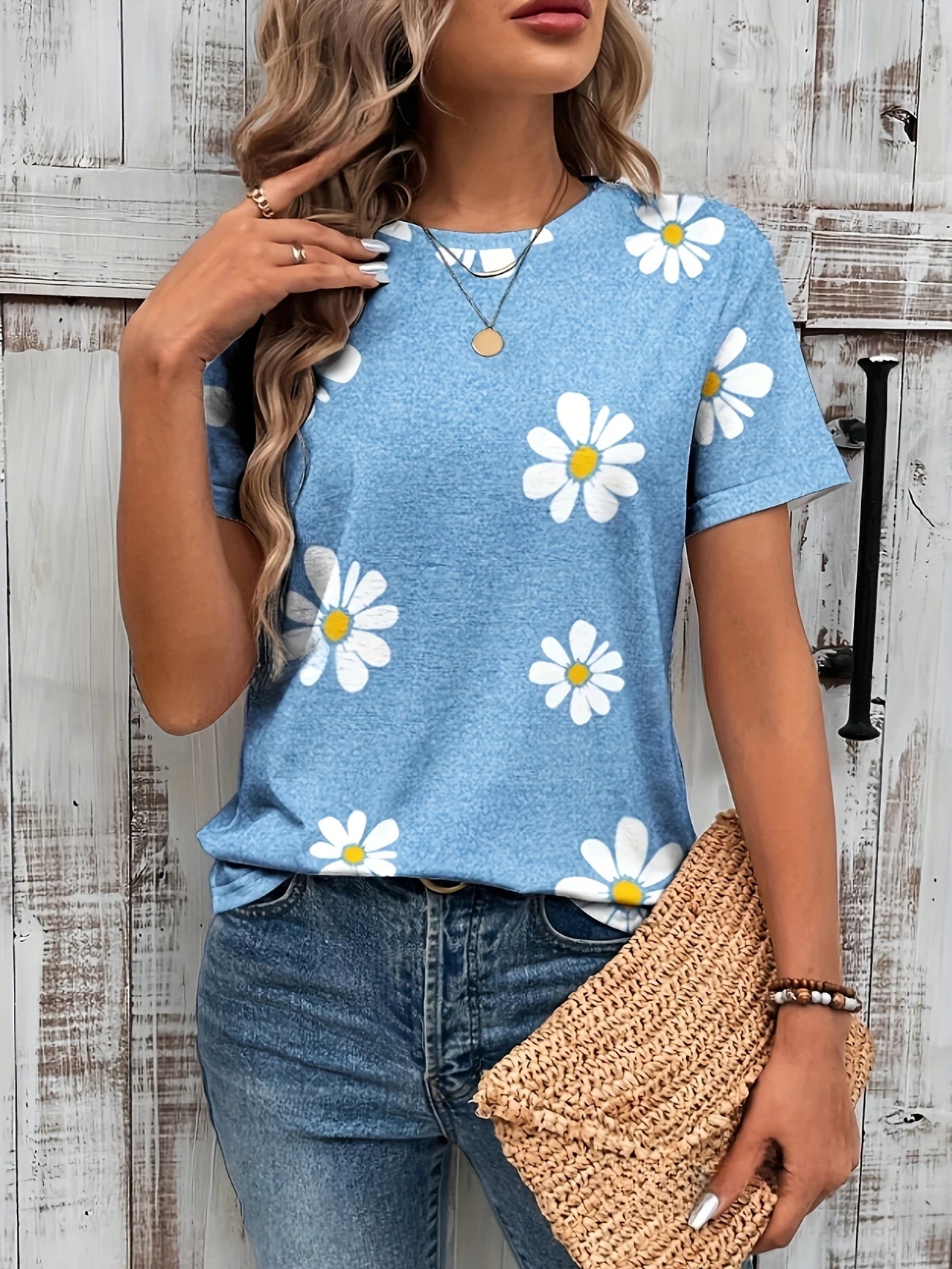 Lea™ - Blommig T-shirt