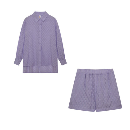 Maude | Chic Skjorta & Shorts Set
