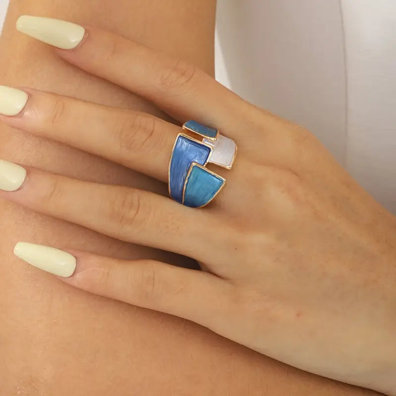 Elegant blå ring | Tillsammans mot diabetes