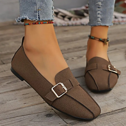 Nina™ – Spänne Mjuka Flats för Dam