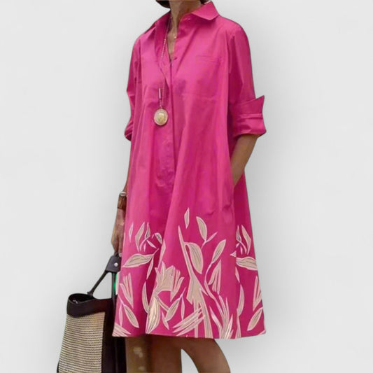Patricia™ – Rosa Elegantes Kleid