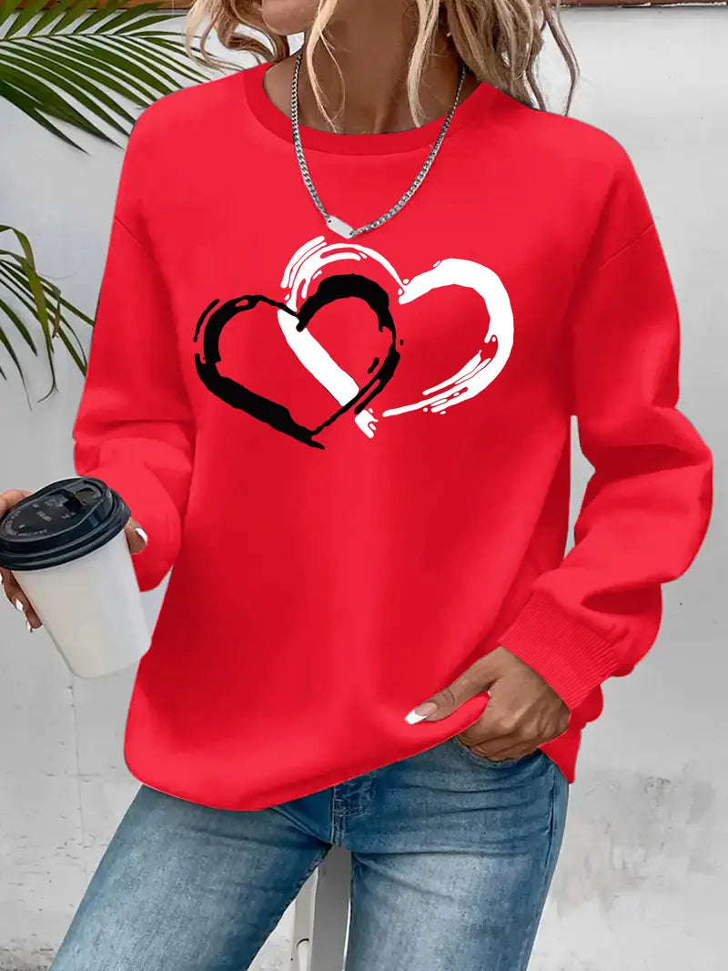 Bekväm Casual Sweatshirt | Tillsammans mot Bröstcancer