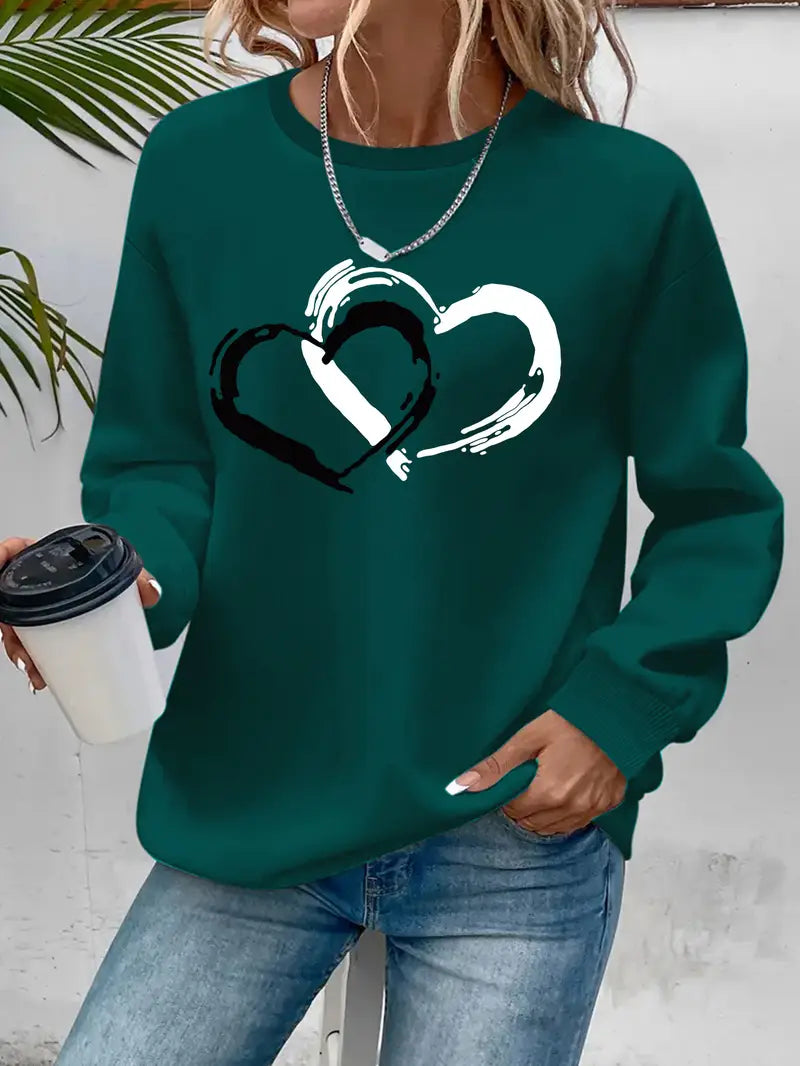 Bekväm Casual Sweatshirt | Tillsammans mot Bröstcancer