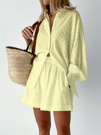 Maude | Chic Skjorta & Shorts Set