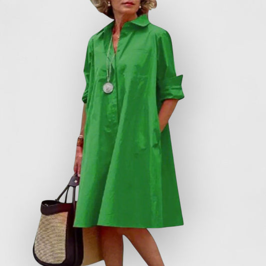 Brigitte™ – Punkt-Midikleid