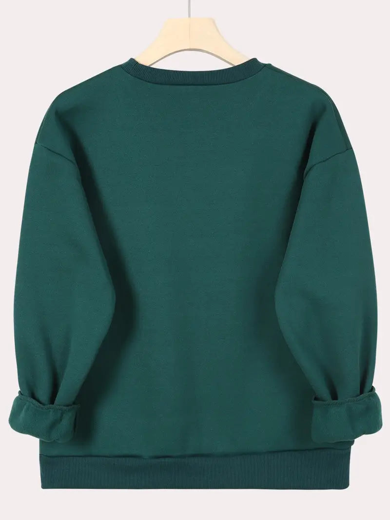 Bekväm Casual Sweatshirt | Tillsammans mot Bröstcancer