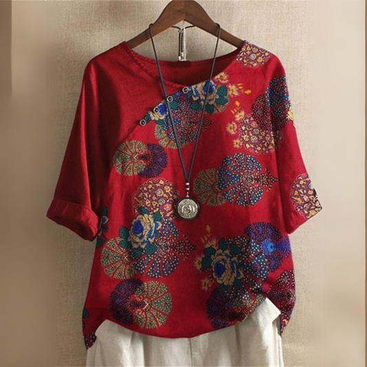 Margareta™ - Damers Elegant Blus