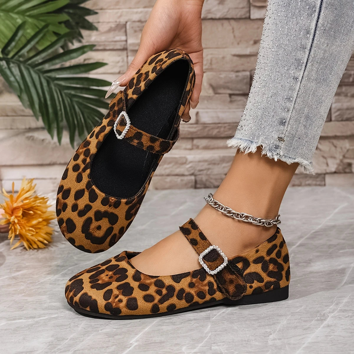 Naima™ – Justerbara Runda Flats för Dam