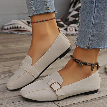 Nina™ – Spänne Mjuka Flats för Dam