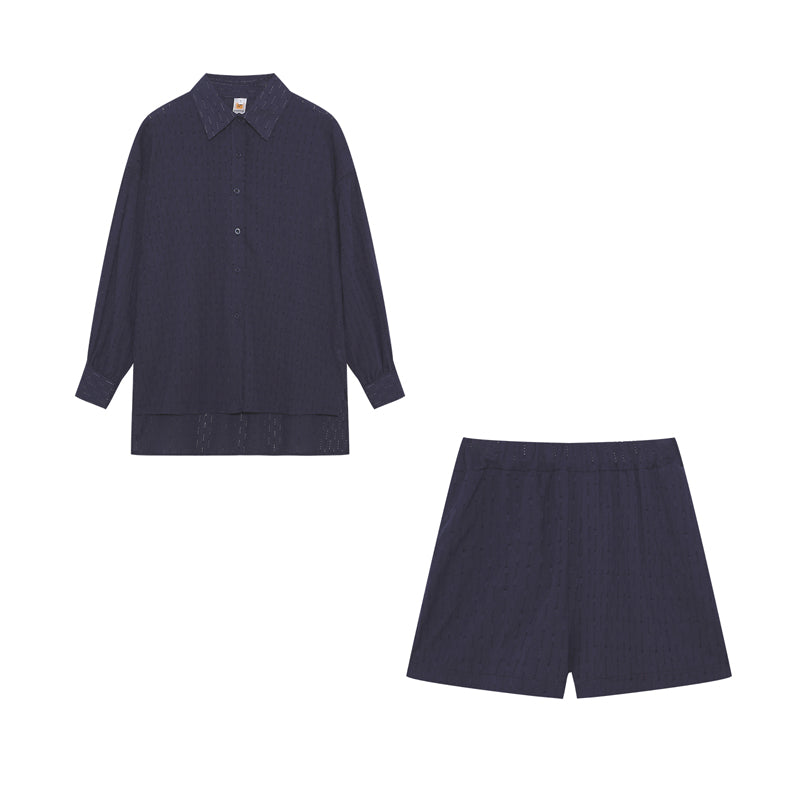 Maude | Chic Skjorta & Shorts Set