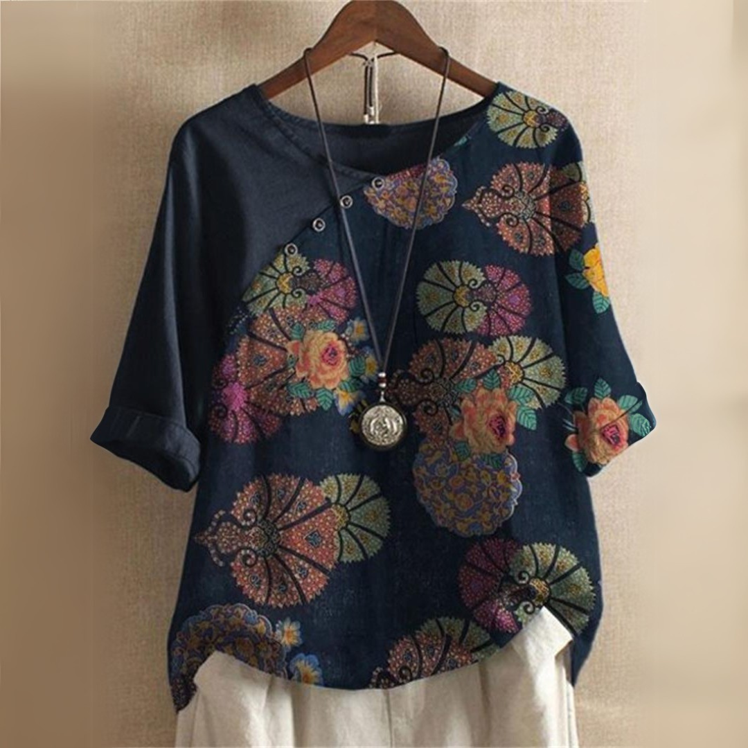 Margareta™ - Damers Elegant Blus