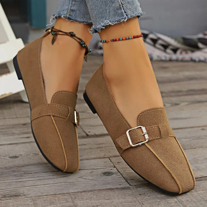 Nina™ – Spänne Mjuka Flats för Dam