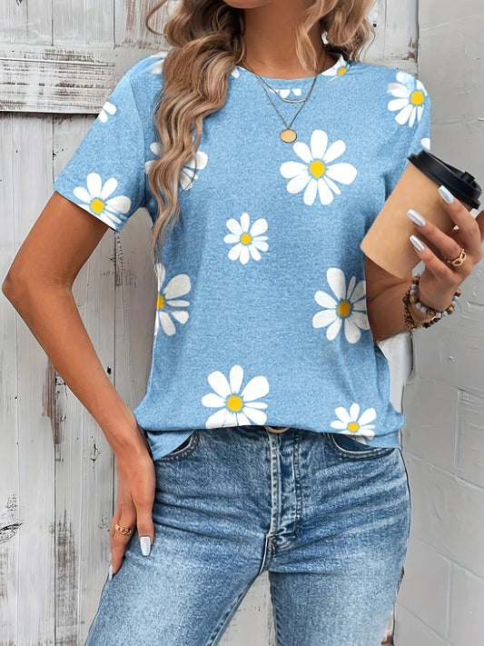 Lea™ - Blommig T-shirt