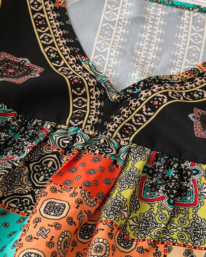 Dagmar™ – T-shirt med Vintage-mönster