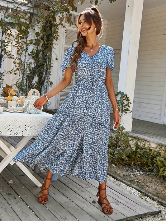 Selina | Elegant Lättvikts Axiklänning