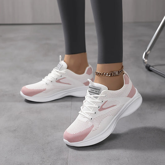 Tilde™ – Sneakers i Mesh med Snörning