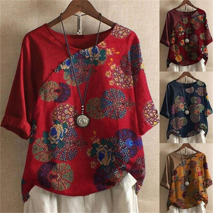 Margareta™ - Damers Elegant Blus