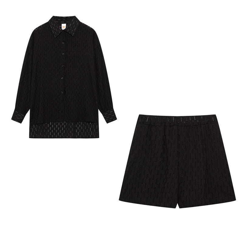 Maude | Chic Skjorta & Shorts Set