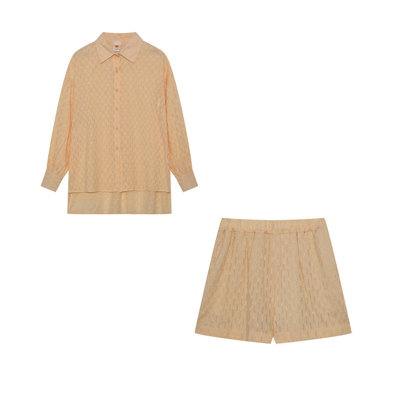 Maude | Chic Skjorta & Shorts Set