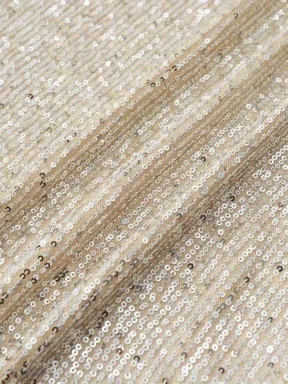 Karin™ - Glittrande Paljettdress med Kontrast