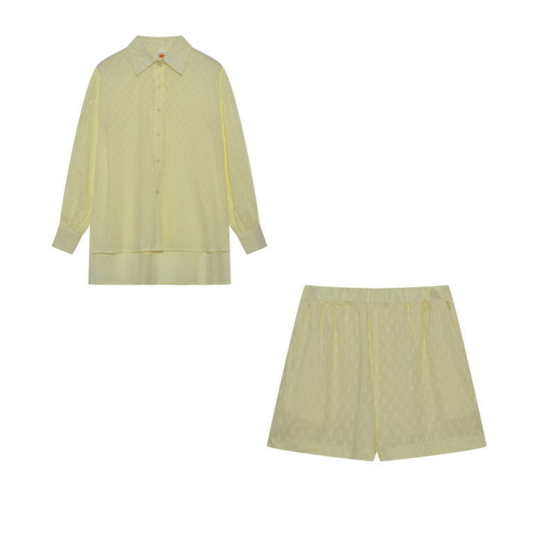 Maude | Chic Skjorta & Shorts Set