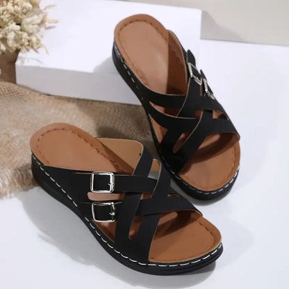 Zara™ - Damers Slip-On Strandsandaler