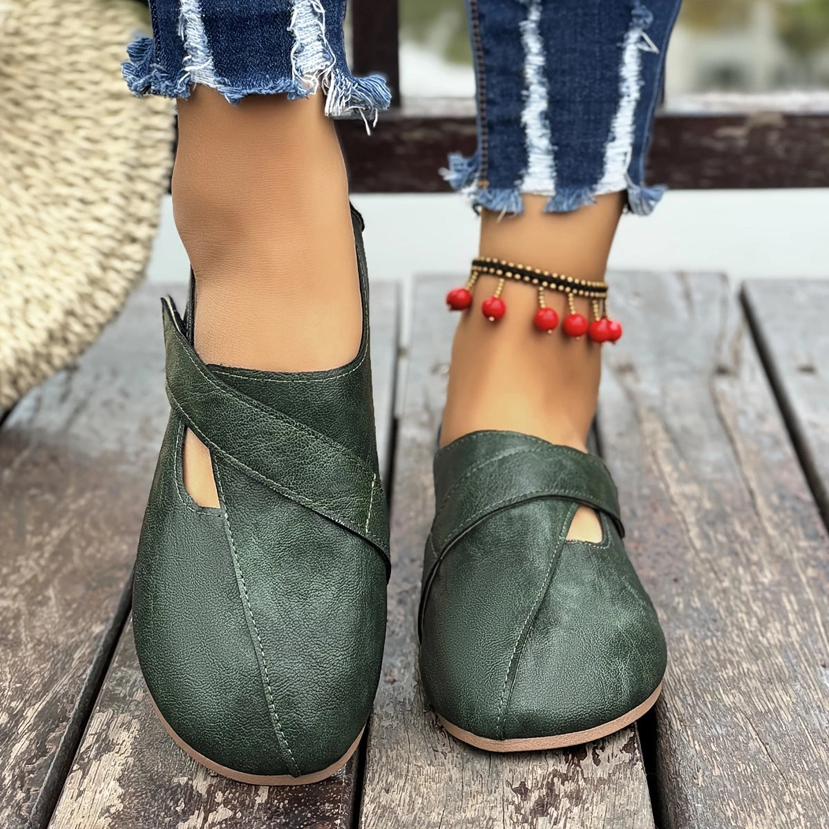 Krista™ – Retro Bekväma Flats för Dam