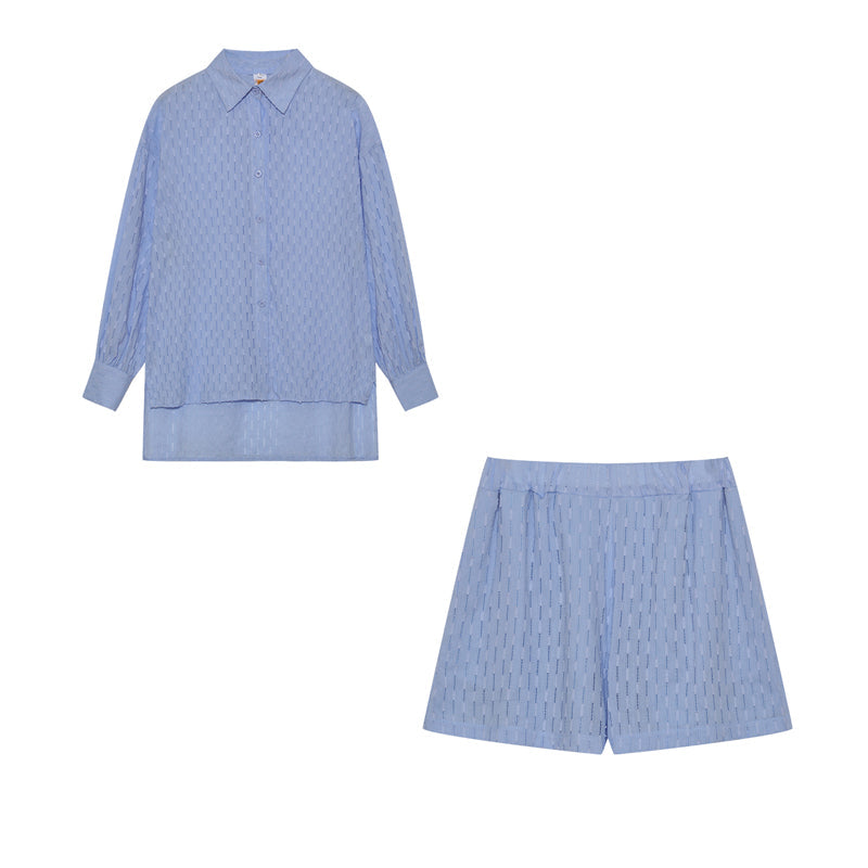 Maude | Chic Skjorta & Shorts Set