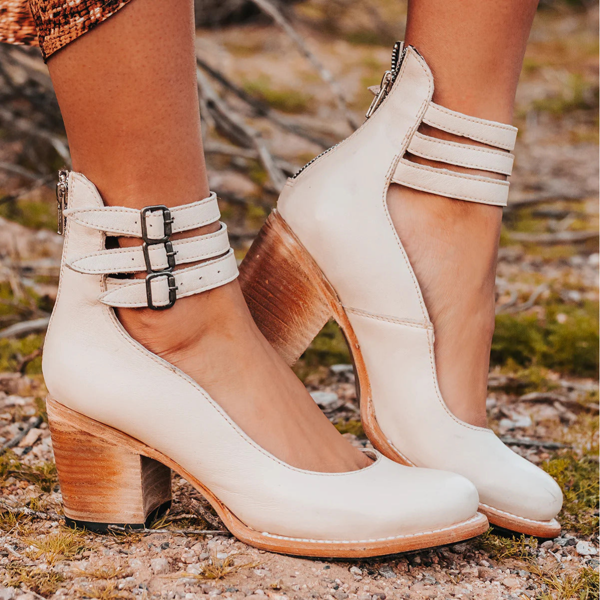 Jasmine™ - Läderstövlar med klack