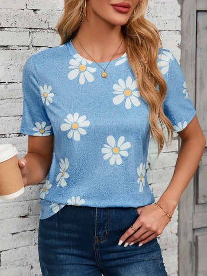 Lea™ - Blommig T-shirt