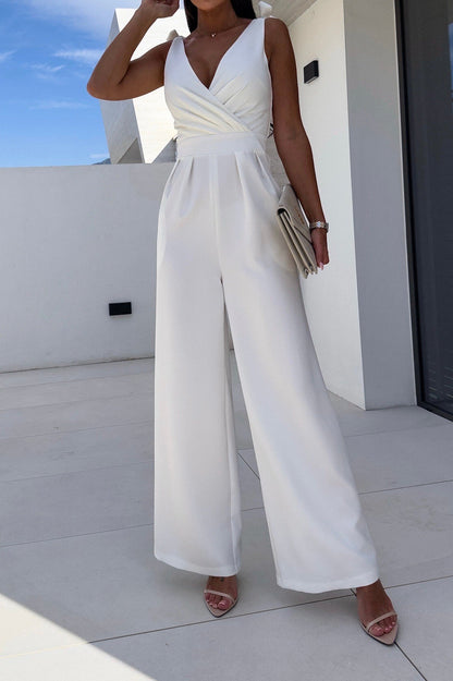 Marbella Vit Jumpsuit