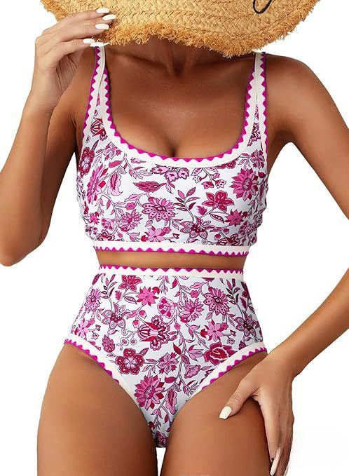 Alva™ – Blommig Bikini Baddräkt