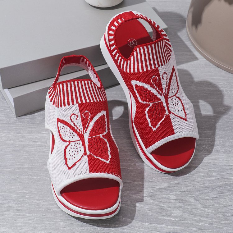 Gerd™ – Vävda Fisk Sandaler för Dam