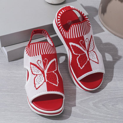 Gerd™ – Vävda Fisk Sandaler för Dam