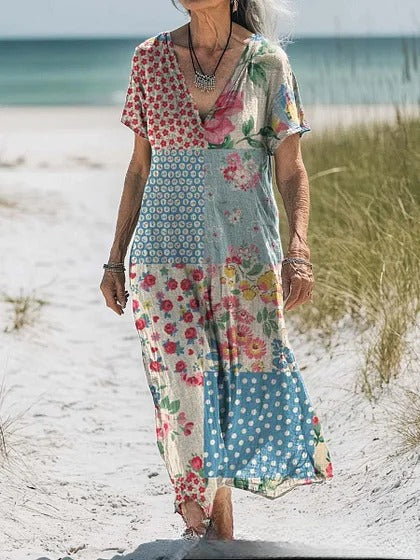 Olga™ – Elegant Kort Klänning för Dam