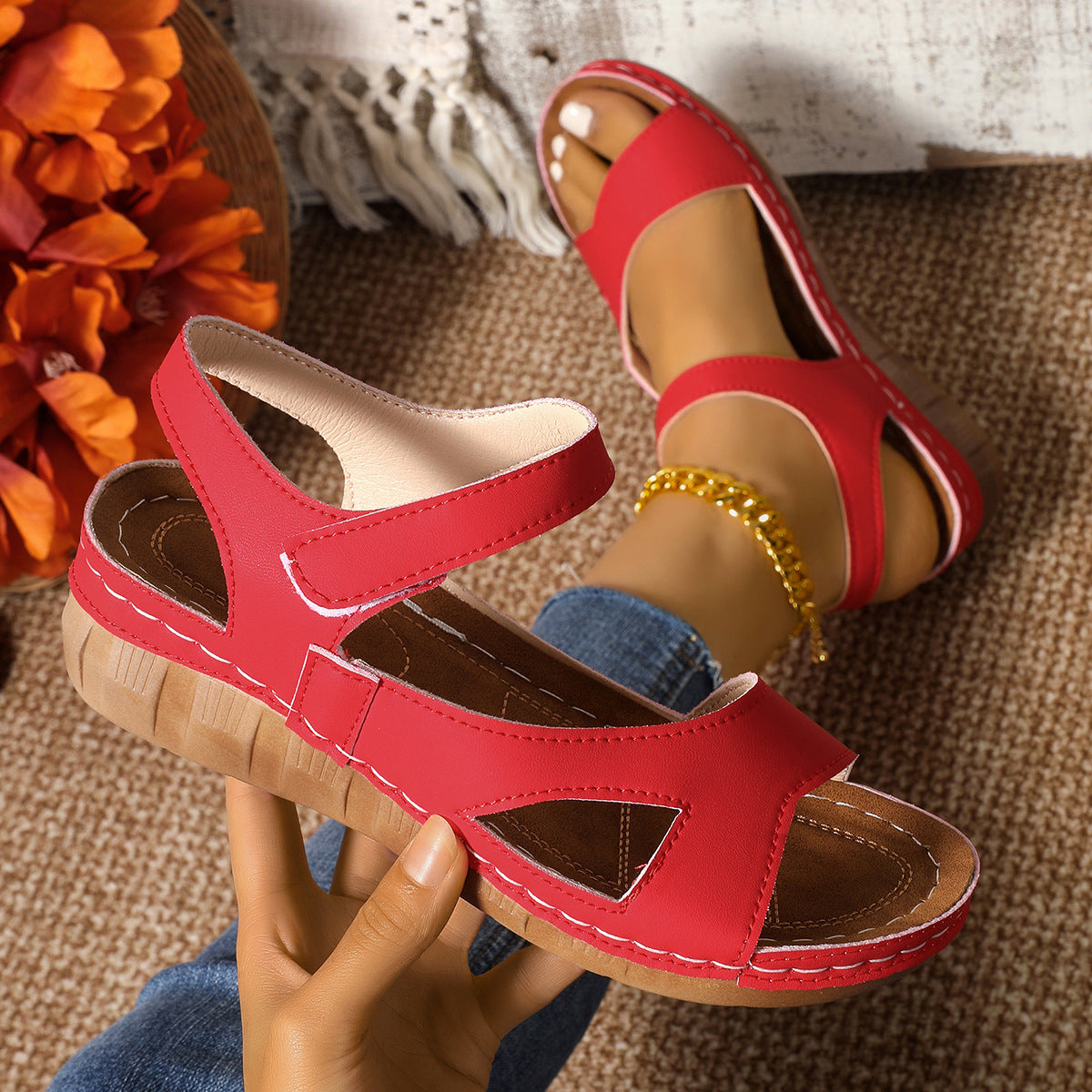 Doris™ – Sandaler med Tjock Sula
