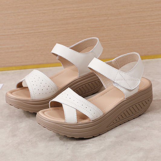 Amanda™ - Remsandal med Kilklack