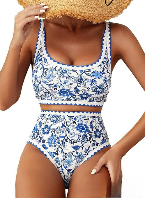 Alva™ – Blommig Bikini Baddräkt