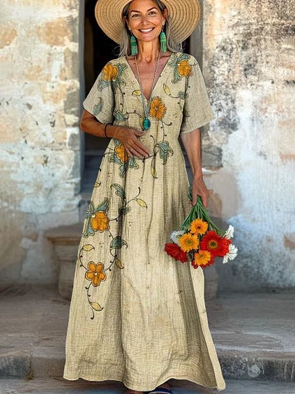 Olga™ – Elegant Kort Klänning för Dam
