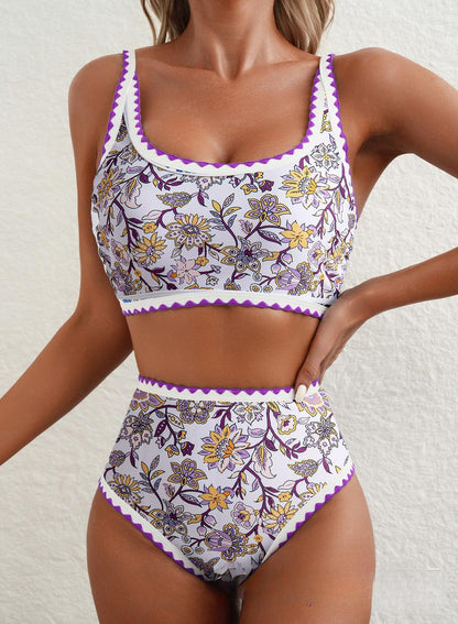 Alva™ – Blommig Bikini Baddräkt
