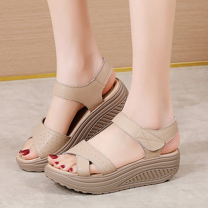 Amanda™ - Remsandal med Kilklack