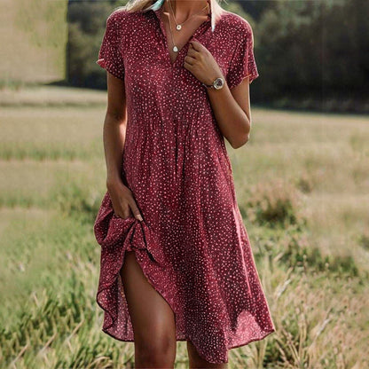 Ellie | Flowy Midiklänning
