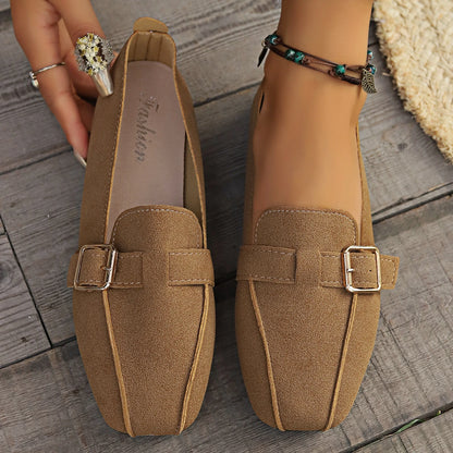 Nina™ – Spänne Mjuka Flats för Dam