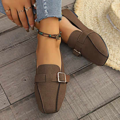 Nina™ – Spänne Mjuka Flats för Dam