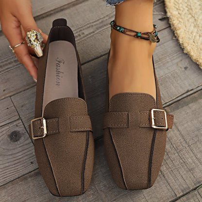 Nina™ – Spänne Mjuka Flats för Dam