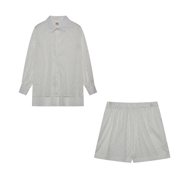 Maude | Chic Skjorta & Shorts Set