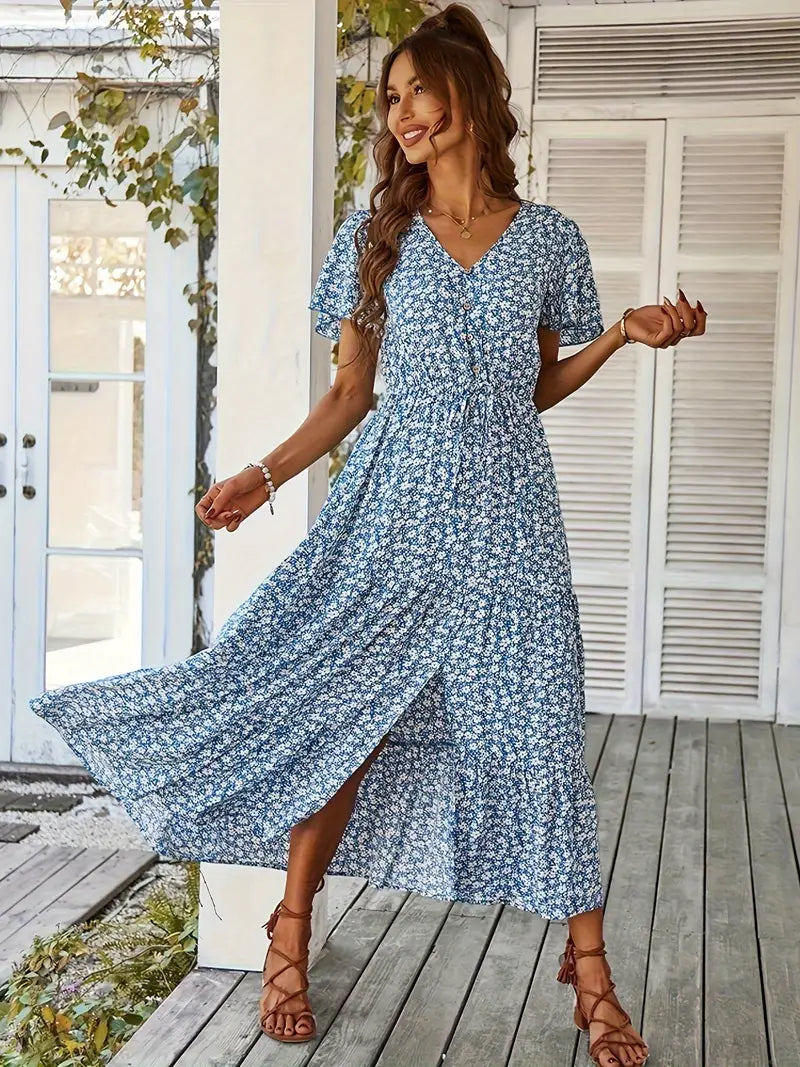 Selina | Elegant Lättvikts Axiklänning