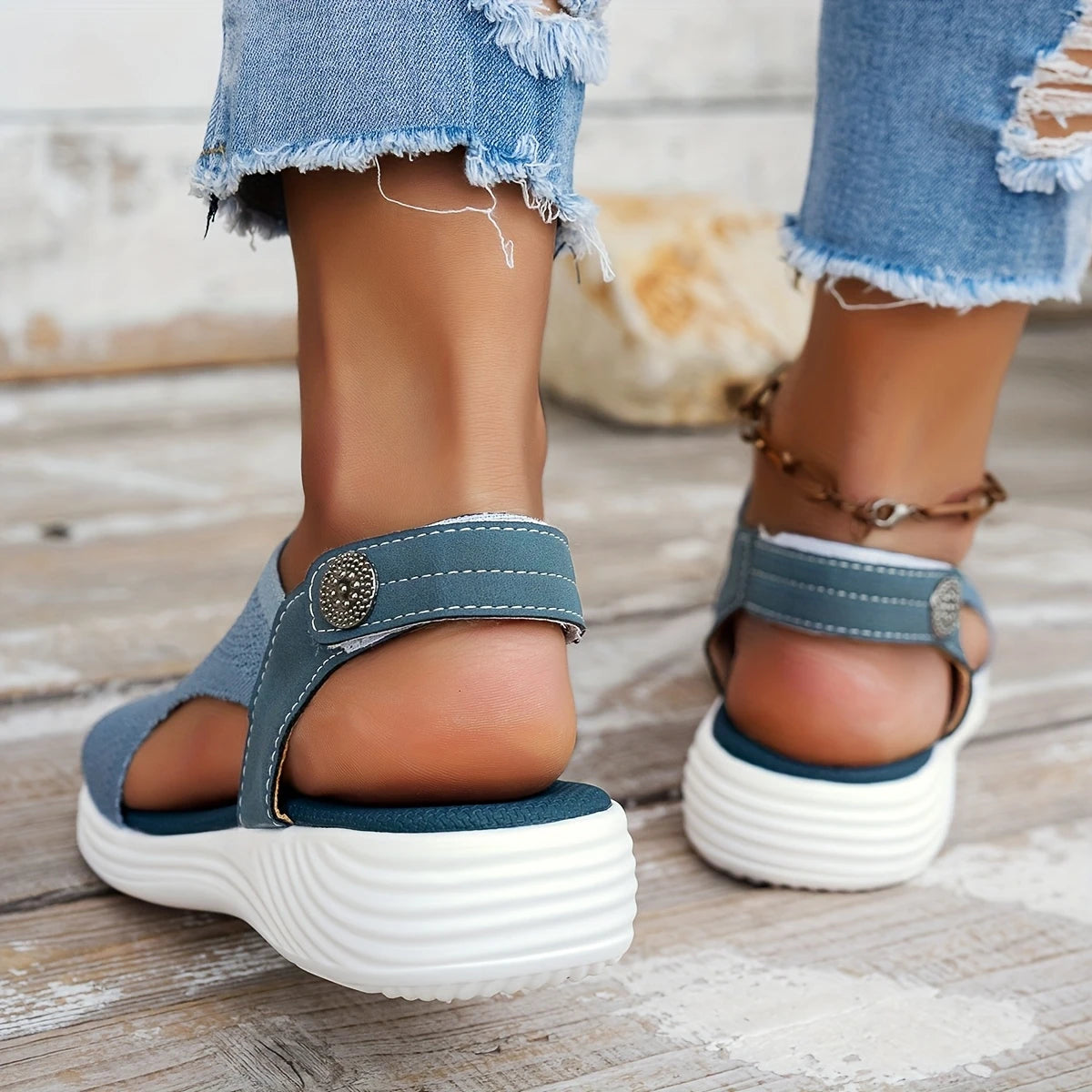 Tyra™ – Chunky Slip-In Sandaler